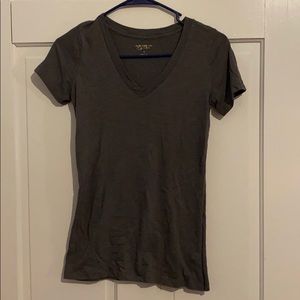 Dark grey v neck